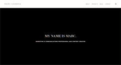 Desktop Screenshot of marcgamboa.com